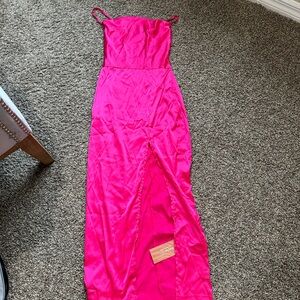 PINK DRESS WITH TAGS